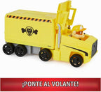 PAW Patrol, Camiones transformables de Rubble de Big Truck Pup con figura de acción coleccionable, juguetes para niños mayores de 3 años