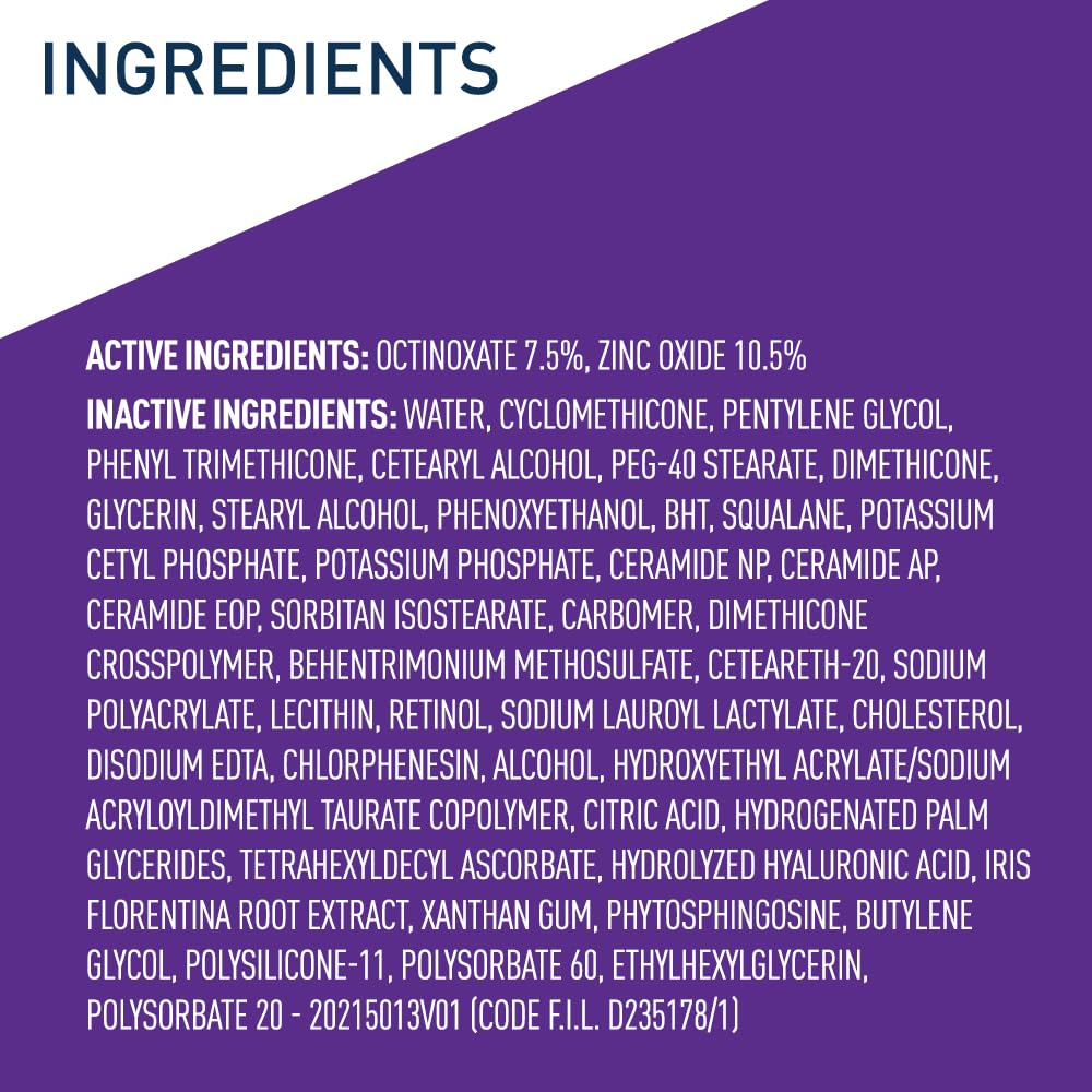 CeraVe crema de día, renovador cutáneo con factor de protección sol...
