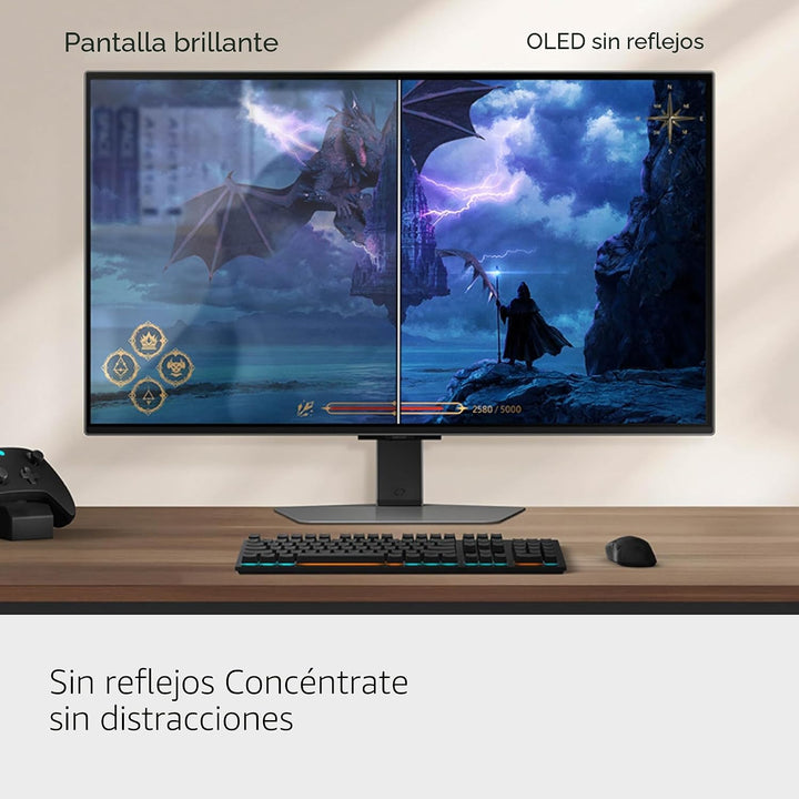SAMSUNG Odyssey QD-OLED G8 (G81SF) de 27 pulgadas, 4K, 240Hz, monit...