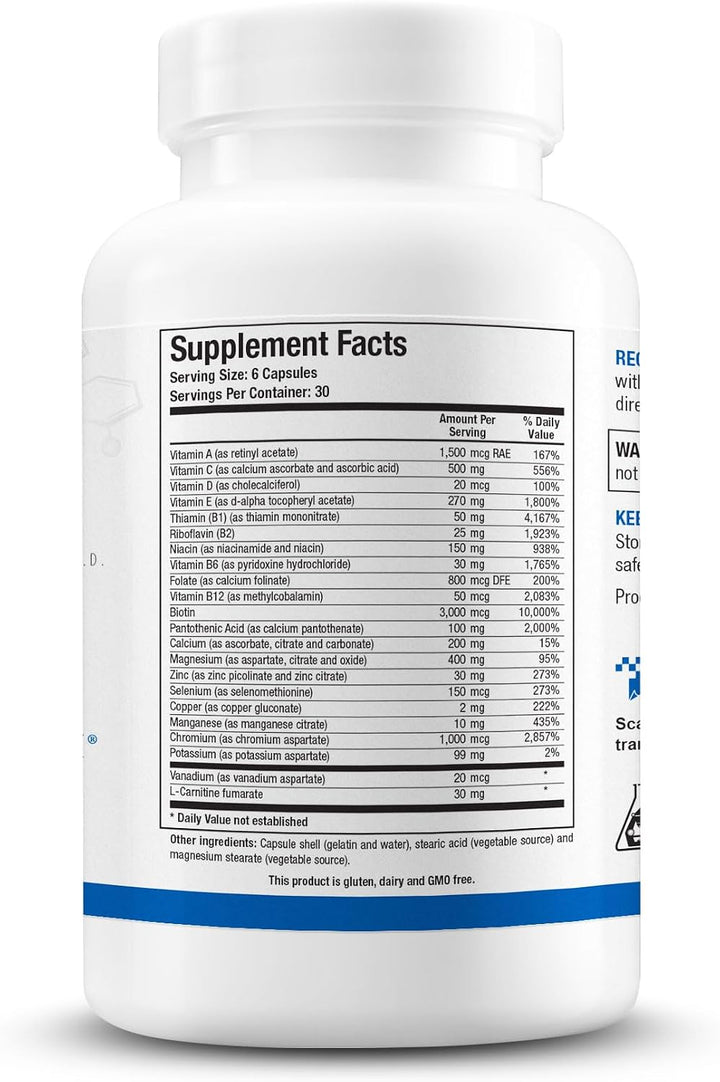 Biotics Research GlucoBalance - Suplemento de cromo, vanadio, L car...