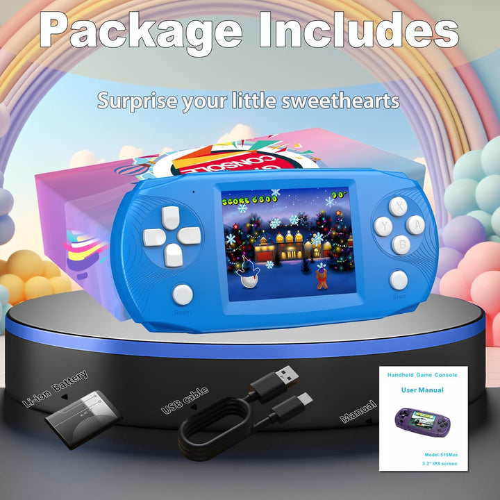 Great Boy Juegos de mano de 32 bits para niños con 139 videojuegos...