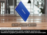 Samsung T7 SSD portátil, unidad externa de estado sólido de 1 TB, v...