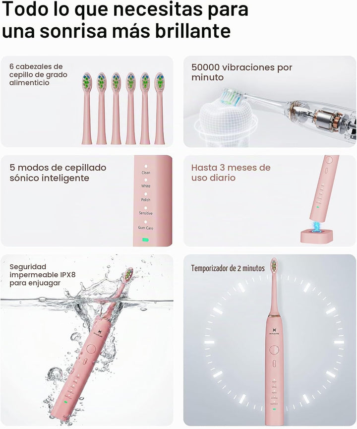 Kit de cuidado dental profesional mejorado: irrigador dental de 5 m...