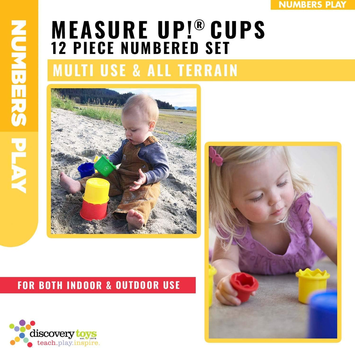 Discovery Toys Tazas Measure UP Juego educativo de