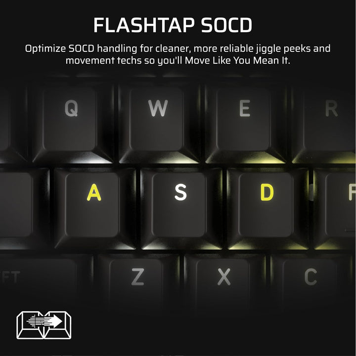 Corsair Teclado mecánico inalámbrico para juegos RGB Vanguard 96 \u...