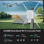 Extensor WiFi 6 para exteriores AX3000 2026 repetidor WiFi