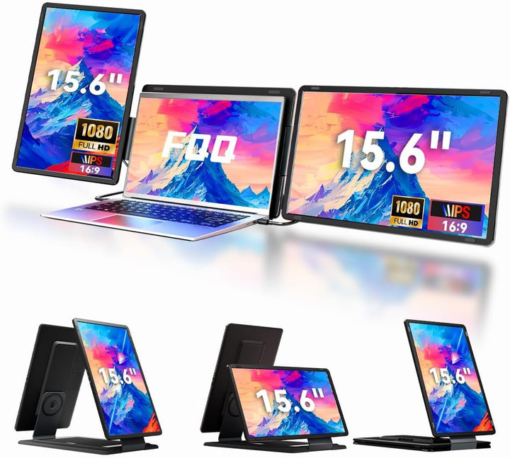 FQQ Extensor de Pantalla para computadora portátil Monitor portátil...
