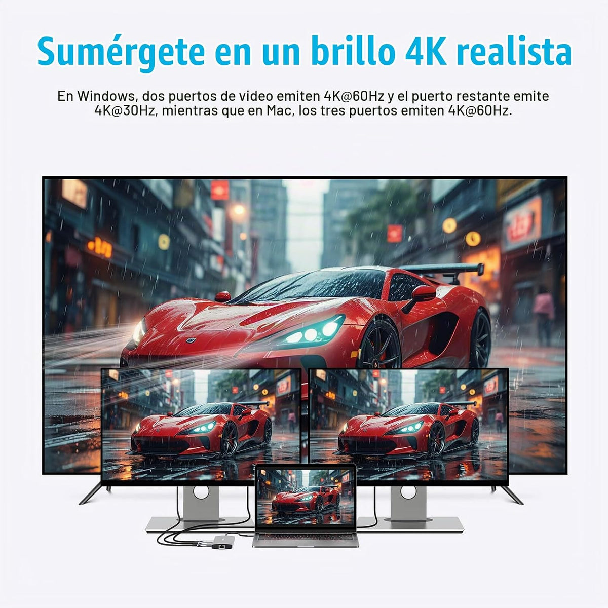 RSHTECH, RSH-T12HD, hub USB