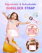 Funda Kidcube para iPad de 10ª Generación de 10.9 Pulgadas 2022, para iPad A16 de 11ª Generación 2025 - para Niñas Linda Diseño 3D de Mariposa Kawaii con Soporte Giratoria y Correa, Funda de Silicona