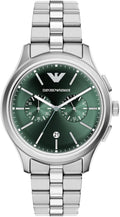 Reloj de Acero Inoxidable con Cronógrafo Emporio Armani