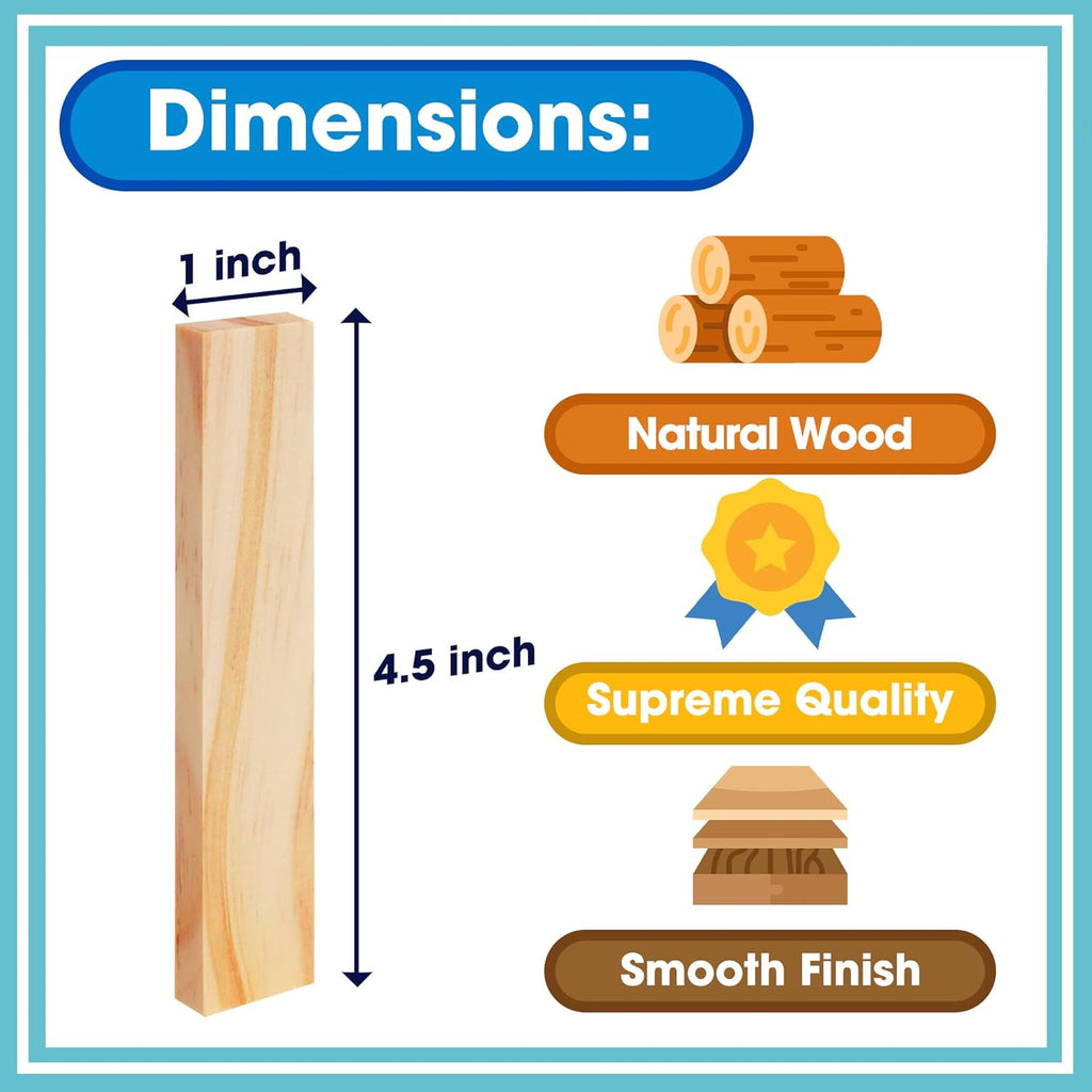 Juego de bloques de construcción de madera, juguetes de construcción de bloques de tablones de 200 piezas, juguete educativo de madera STEM para niños y niños pequeños