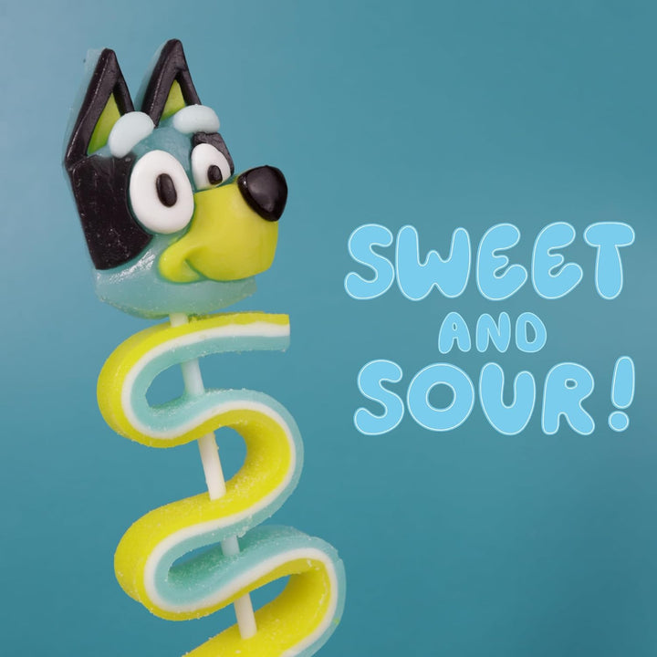 Bluey and Bingo - Paletas de gomitas brochetas de caramelo