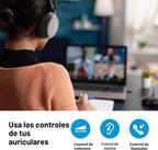 Sennehiser ACCENTUM - Auriculares inalámbricos, ANC, batería de 50 horas, adaptador BTD 600
