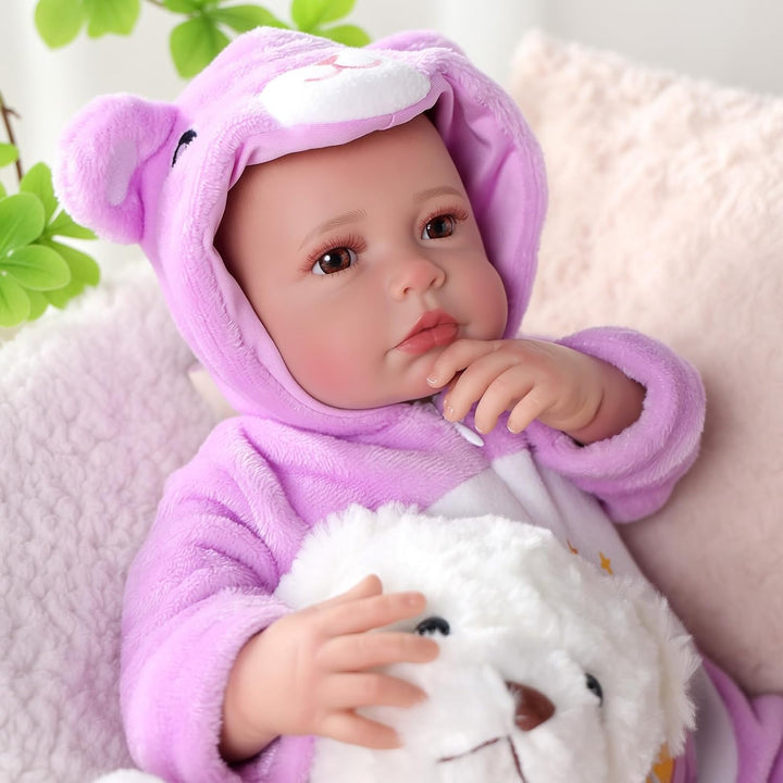 BABESIDE Reborn Baby Dolls - Muñeca realista de vinilo suave de 20...