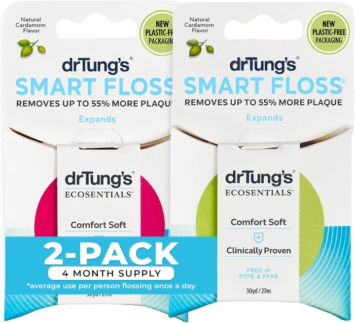 DrTung's Smart Floss, 30 yardas, hilo dental \u2013 Los colores...