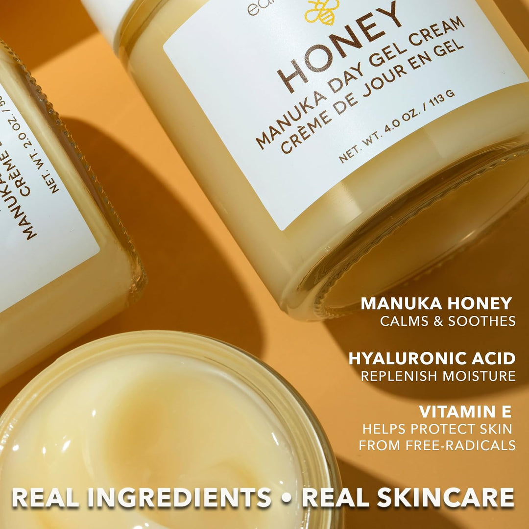 Earth To Skin Manuka Honey Day Gel Cream hidratante facial con miel...