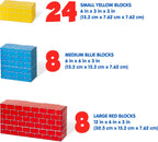 Melissa & Doug Bloques de construcción de cartón extra grueso