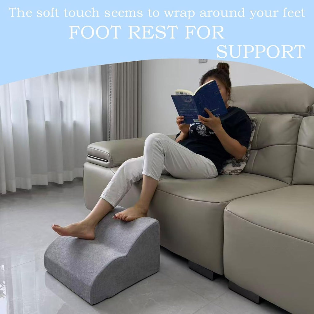 Lámpara Reposapiés para debajo del escritorio en el trabajo. Taburete de tres niveles multifuncional, con reposapiés lavable. para debajo del escritorio, silla de oficina, silla de juegos y sofá