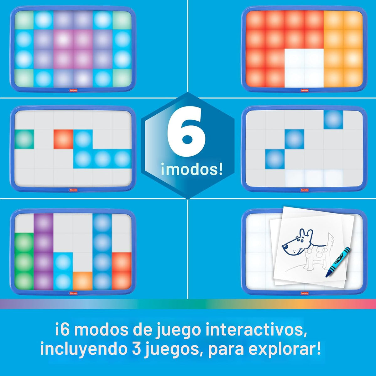 Fisher-Price Juguete de aprendizaje sensorial brillante