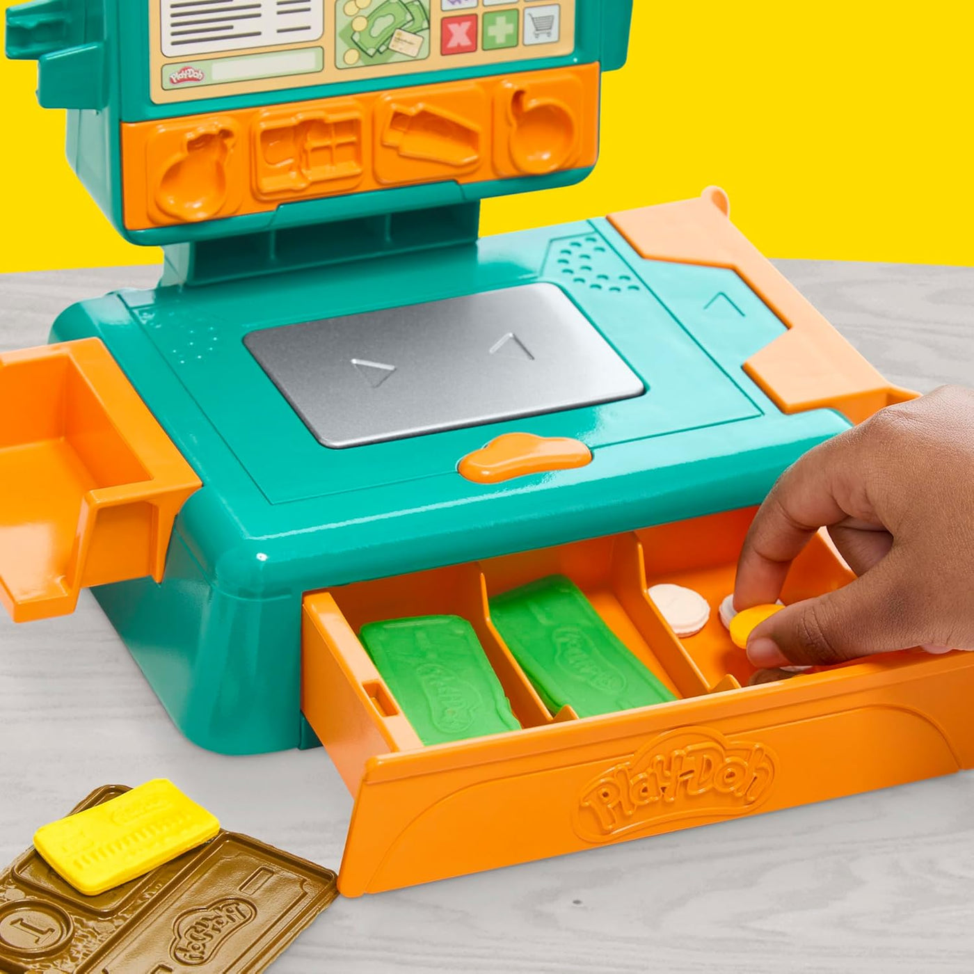 Play-Doh Juguete de caja registradora 23 accesorios de