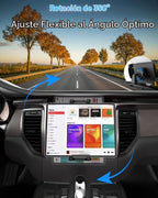 Soporte universal para tableta de coche con ranura para CD para iPad y teléfono de 4 a 13 pulgadas, soporte universal para tableta con rotación de 360 grados para iPad Pro 12.9 11 10.5 9.7, iPad Air Mini 5 4 3 2 1, Samsung Galaxy Tabs, iPhone, etc