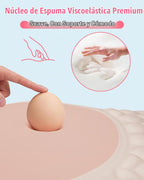 Alfombrilla ergonómica para mouse con reposamuñecas de espuma