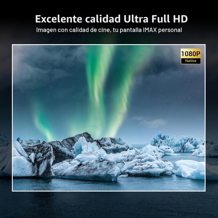 Proyector inteligente Full HD de 2000 lúmenes ANSI, aplicación de t...