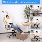 Lámpara Reposapiés para debajo del escritorio en el trabajo. Taburete de tres niveles multifuncional, con reposapiés lavable. para debajo del escritorio, silla de oficina, silla de juego y sofá