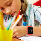 Relojes para niños y niñas, reloj deportivo digital con contador de pasos, podómetro, alarma de vibración, sin aplicación, impermeable, rastreador de fitness, reloj para niños, niñas, adolescentes