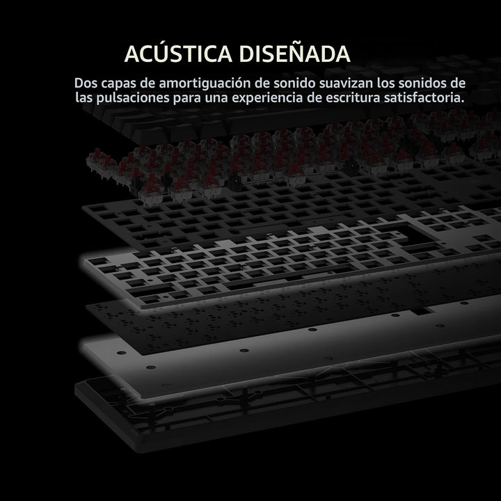 Corsair K70 Core RGB Teclado mecánico con cable para juegos con rep...