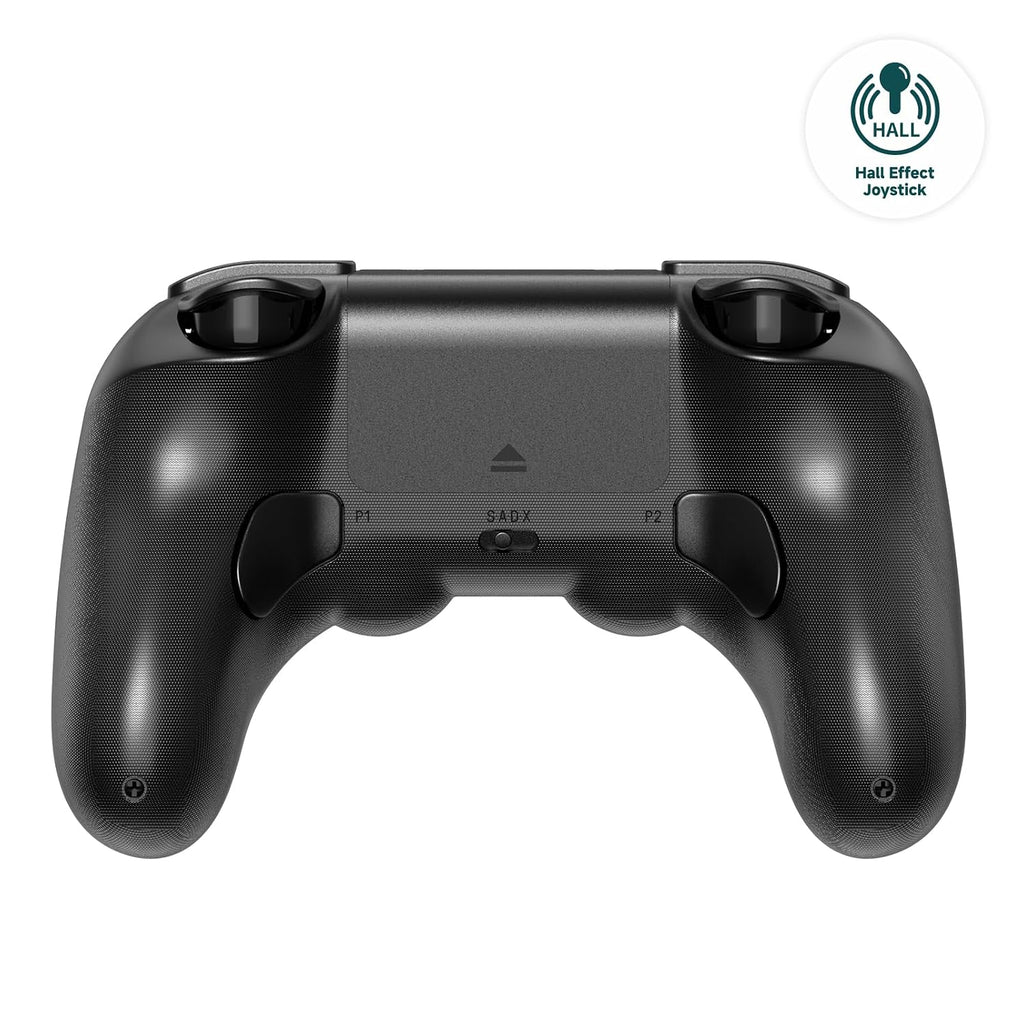 Controlador 8BitDo Pro 2 Bluetooth para Switch, actualización con joystick de efecto Hall, controlador de juego inalámbrico para Switch, PC, Android, Steam Deck y Apple (Edición Negra)