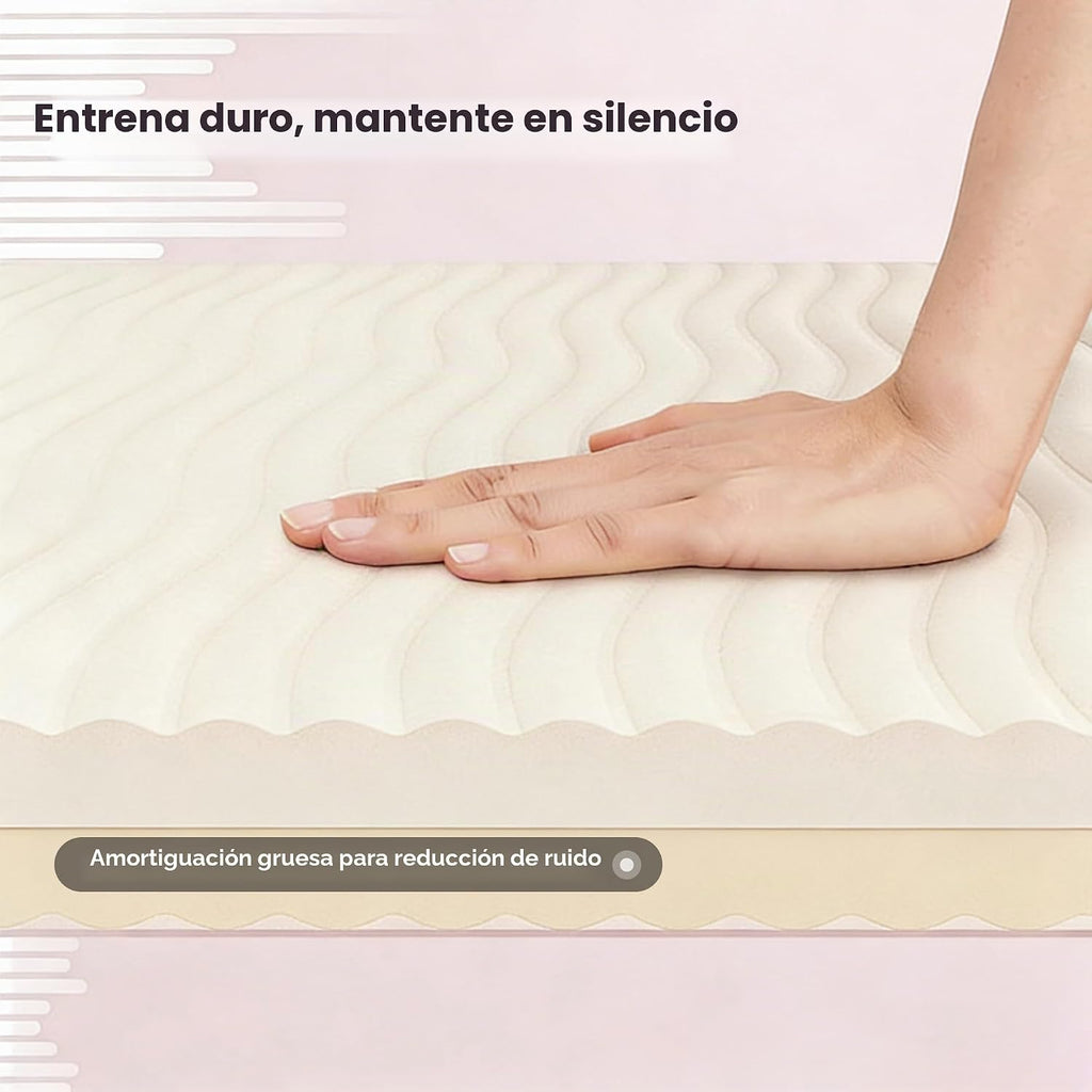 Keep Tapete de yoga TPE antideslizante de 72 x 24 pulgadas, tapete de ejercicio de 1/4 de pulgada (0.236 in) para entrenamiento en casa, gimnasio, yoga, pilates y estiramientos con correa de