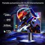 ArcticPro - Monitor de juegos QD-OLED de 27 pulgadas, 240Hz, 0.03ms...