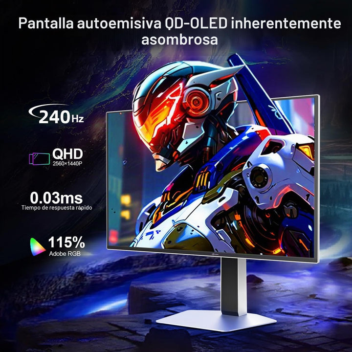ArcticPro - Monitor de juegos QD-OLED de 27 pulgadas, 240Hz, 0.03ms...