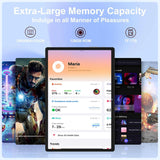 Tablet Android 15, 30GB RAM + 128GB ROM 1TB TF, Tablet 2026 con Tec...