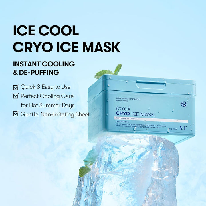 Hojas de Mascarilla VT COSMETICS (Mascarilla Cryo Ice)