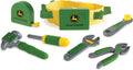 John Deere Deluxe - Cinturón de herramientas parlante de lujo - Juego de 7 piezas de herramientas para niños - Juguetes de construcción interactivos - Juego de herramientas interactivas para niños