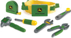John Deere Deluxe - Cinturón de herramientas parlante de lujo - Juego de 7 piezas de herramientas para niños - Juguetes de construcción interactivos - Juego de herramientas interactivas para niños