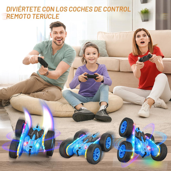 Terucle Auto a control remoto, juguetes de acrobacias de autos a co...