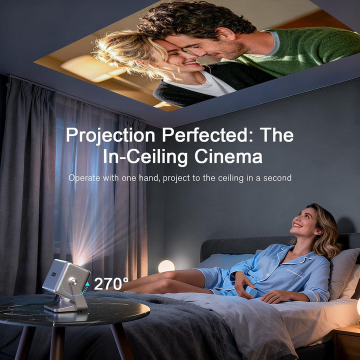 [3600 ANSI y ahora con Netflix] Proyector 4K con WiFi y Bluetooth p...