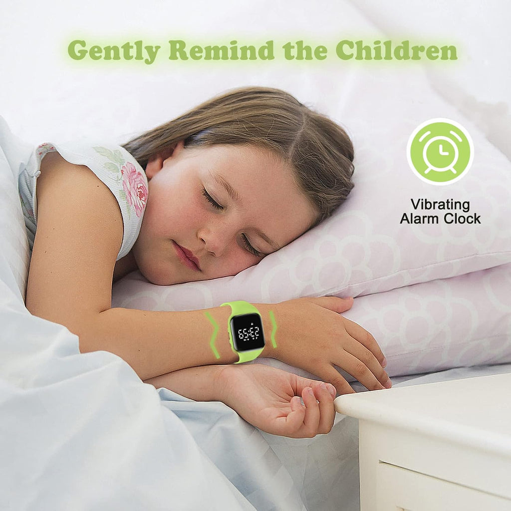 Relojes para niños y niñas, reloj deportivo digital con contador de pasos, podómetro, alarma de vibración, sin aplicación, impermeable, rastreador de fitness, reloj para niños, niñas, adolescentes
