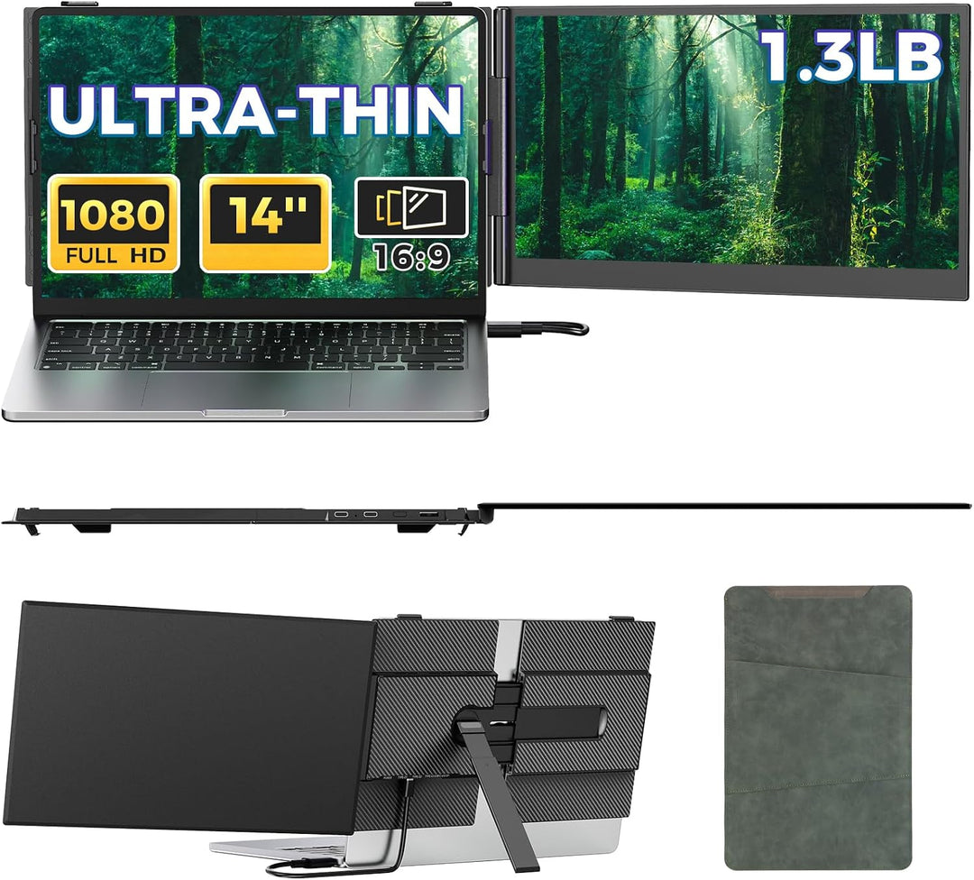 Extensor de pantalla para laptop, monitor portátil FHD 1080P IPS de...