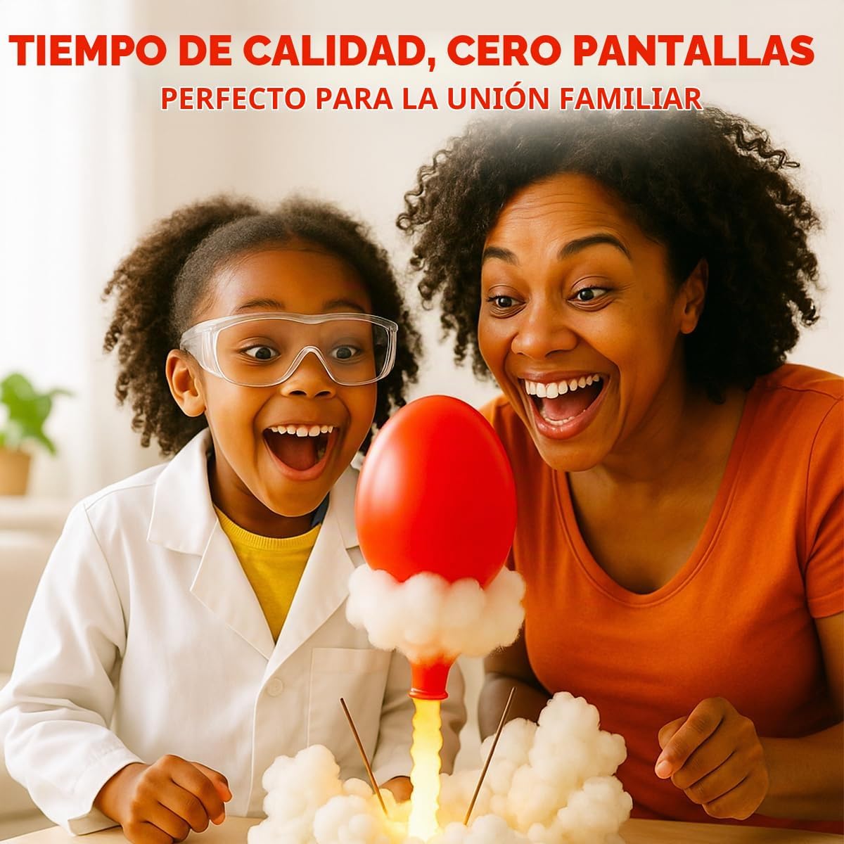 Playz ¡Mega Kaboom! Kit de más de 150 experimentos científicos explosivos para niños de 8 a 12 años con 75 experimentos guiados por aplicación y video - Juego de química CTIM y juguetes educativos y