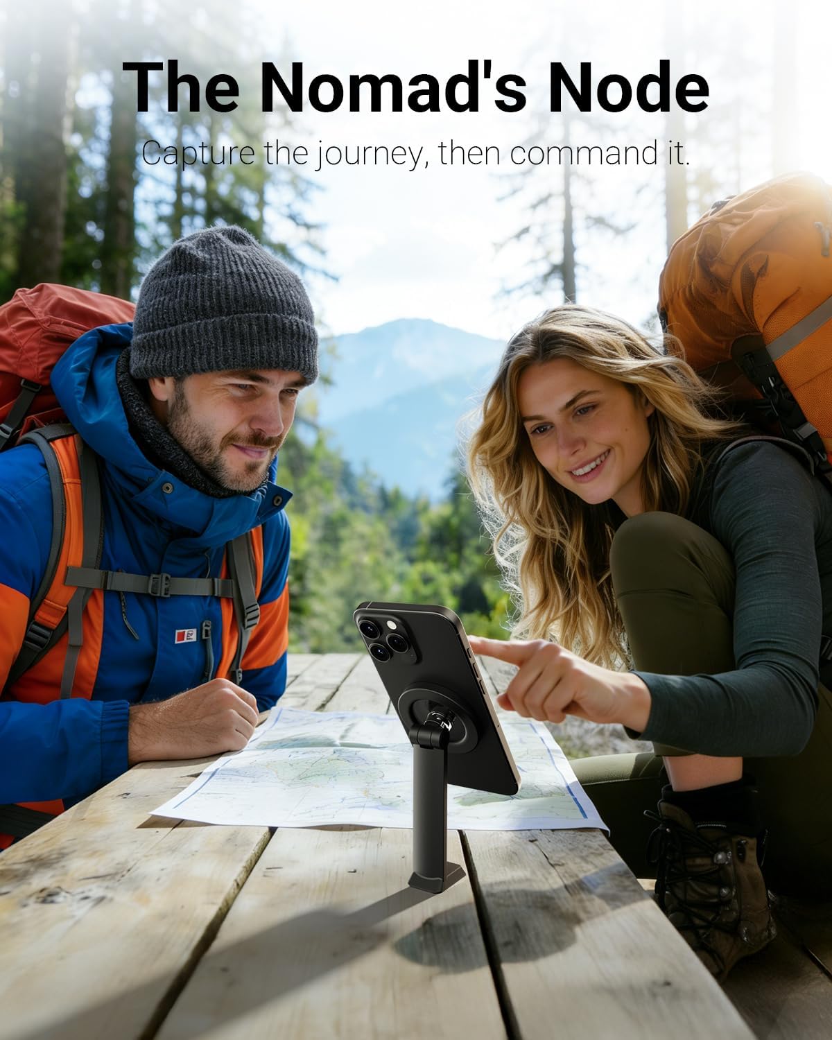 Trípode magnético para teléfono de 66 pulgadas para iPhone con