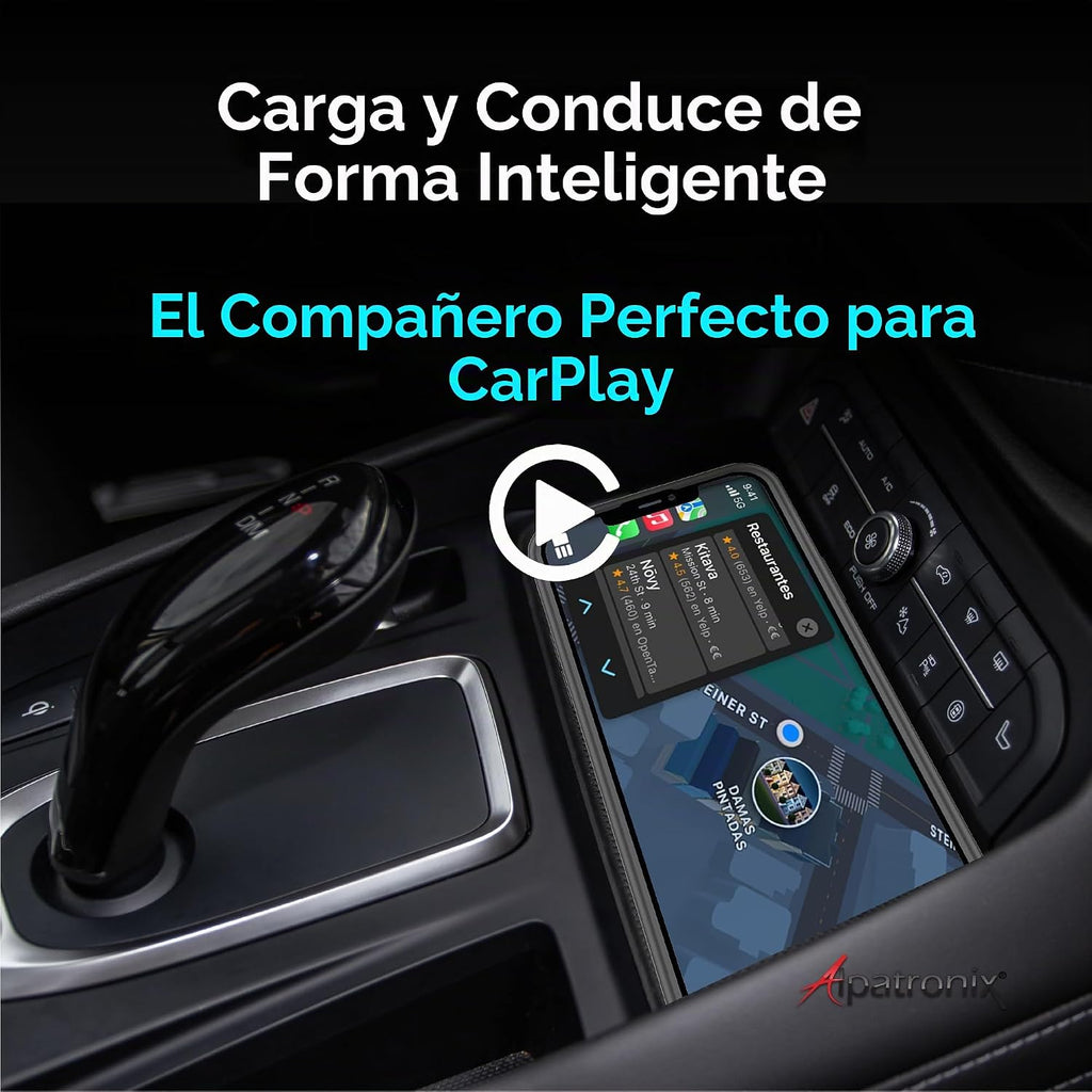 Alpatronix Funda con Batería para iPhone 17 Pro, Funda Cargadora Extendida Protectora Resistente Delgada Portátil, Carga Rápida de 15W, Alta Capacidad con Funda de Carga Inalámbrica. Negro