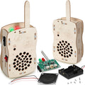 Stem Projects Walkie Talkies Juguetes para niños de 8 a 12 años 12 a 14 años Kit de ciencia Construye tu Propio Kit de Electrónica DIY para niños, experimentos científicos, niño de 9 a 12 años