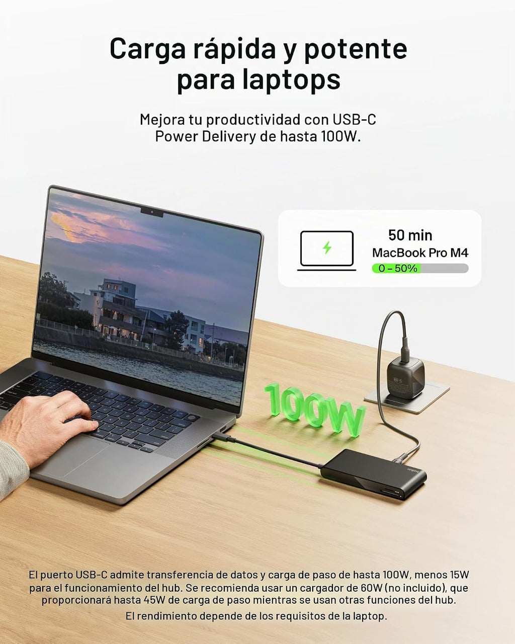 Belkin, INC024ttBK-BX, hub USB 3.0 de 8 puertos, alimentado