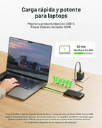 Belkin, INC024ttBK-BX, hub USB 3.0 de 8 puertos, alimentado
