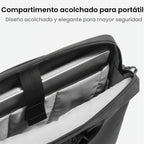 tomtoc A33 - Bolsa de hombro delgada para laptop de 13-14 pulgadas, Negro, 13-14 Inch Laptop