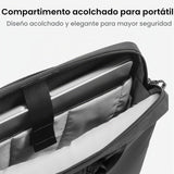 tomtoc A33 - Bolsa de hombro delgada para laptop de 13-14 pulgadas...